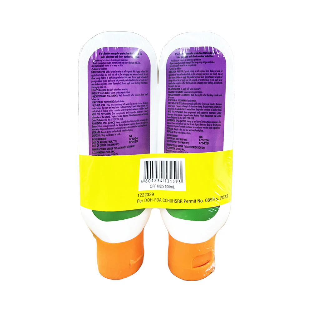 Off Kids Insect Repellent Lotion 100ml Value Pack - Image 2