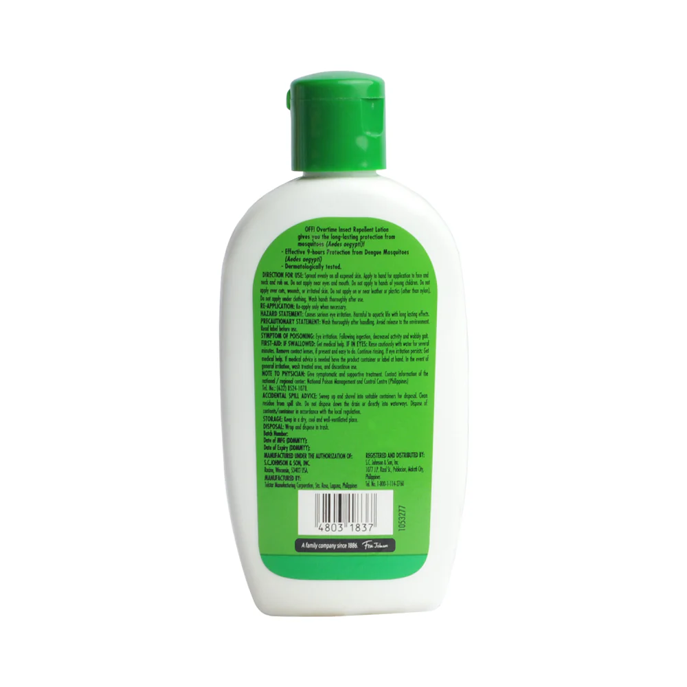 Off Overtime Insect Repellent Lotion 50ml - Image 2