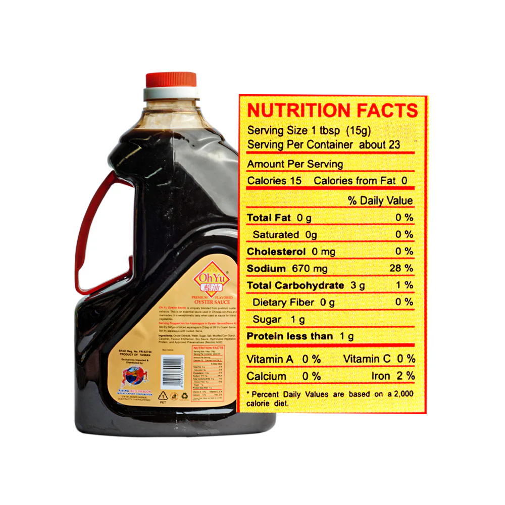 Oh Yu Oyster Sauce 2.3L - Image 2