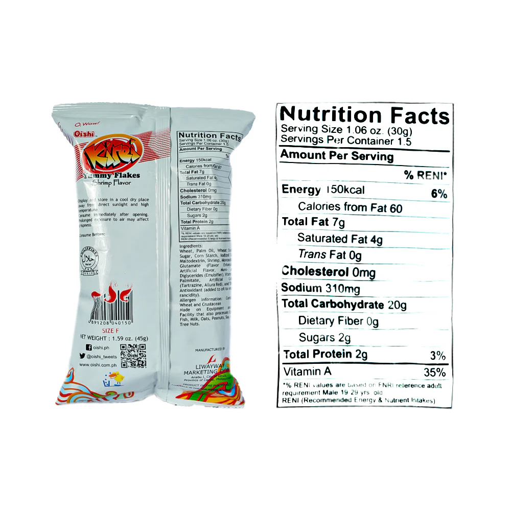 Oishi Kirei Yummy Flakes 45g - Image 3
