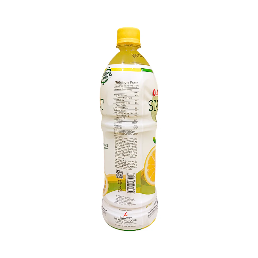 Oishi Smart C+ Juice Drink Lemon Squeeze 1L - Image 2