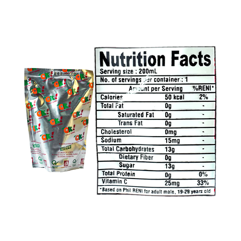 OK! Fruit Drink Grapes 200ml - Image 3