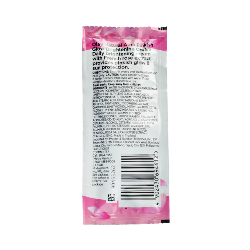 Olay Natural White Face Cream Pinkish Fairness 7.5g - Image 2