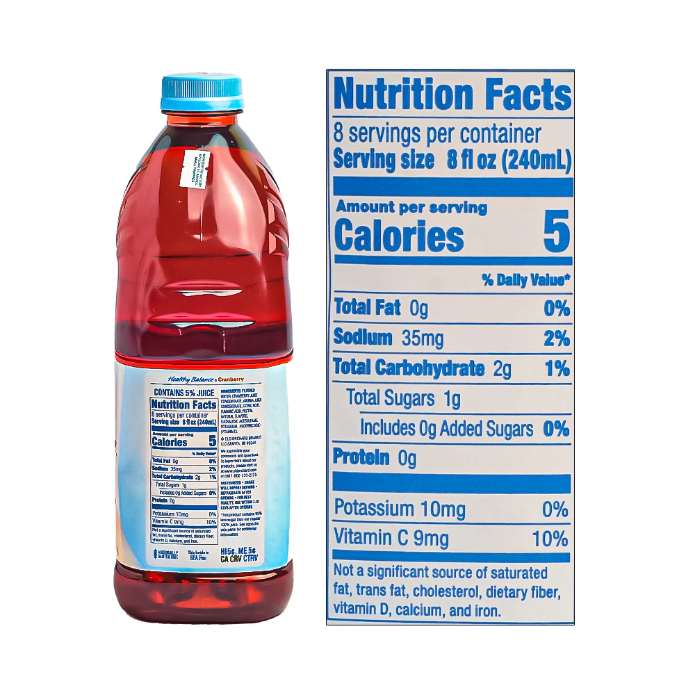 Old Orchard Juice Healthy Balance Cranberry Cocktail 1.89L (64oz) - Image 3