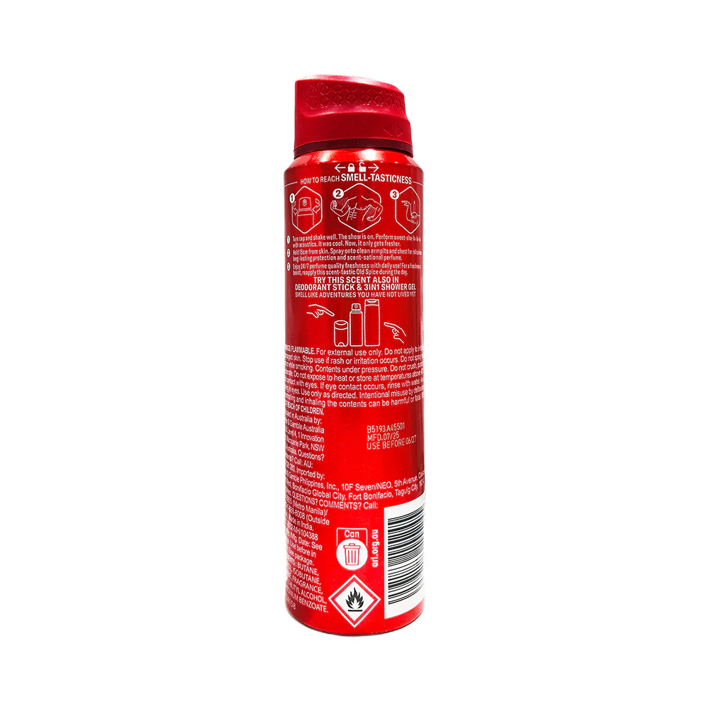 Old Spice Deodorant Body Spray 150ml - Image 6