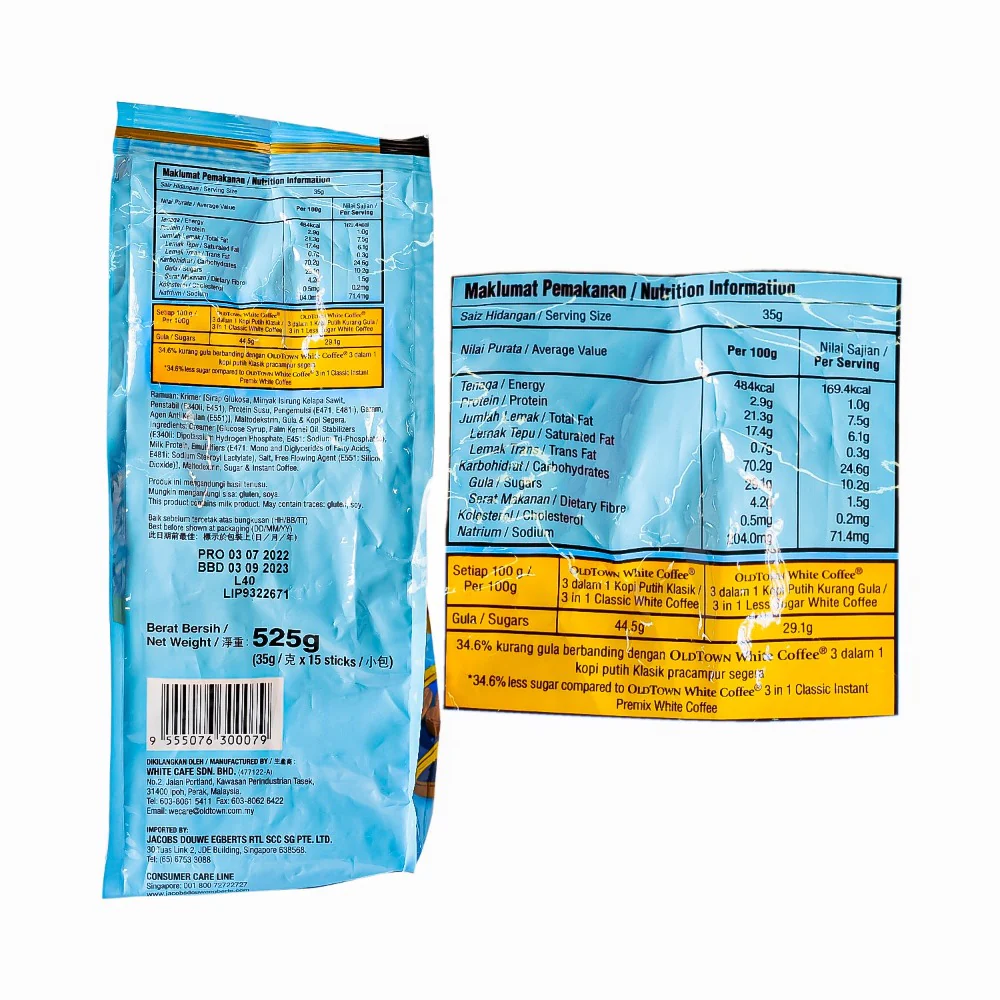 Old Town White Coffee Less Sugar 35g x 15's - Image 2