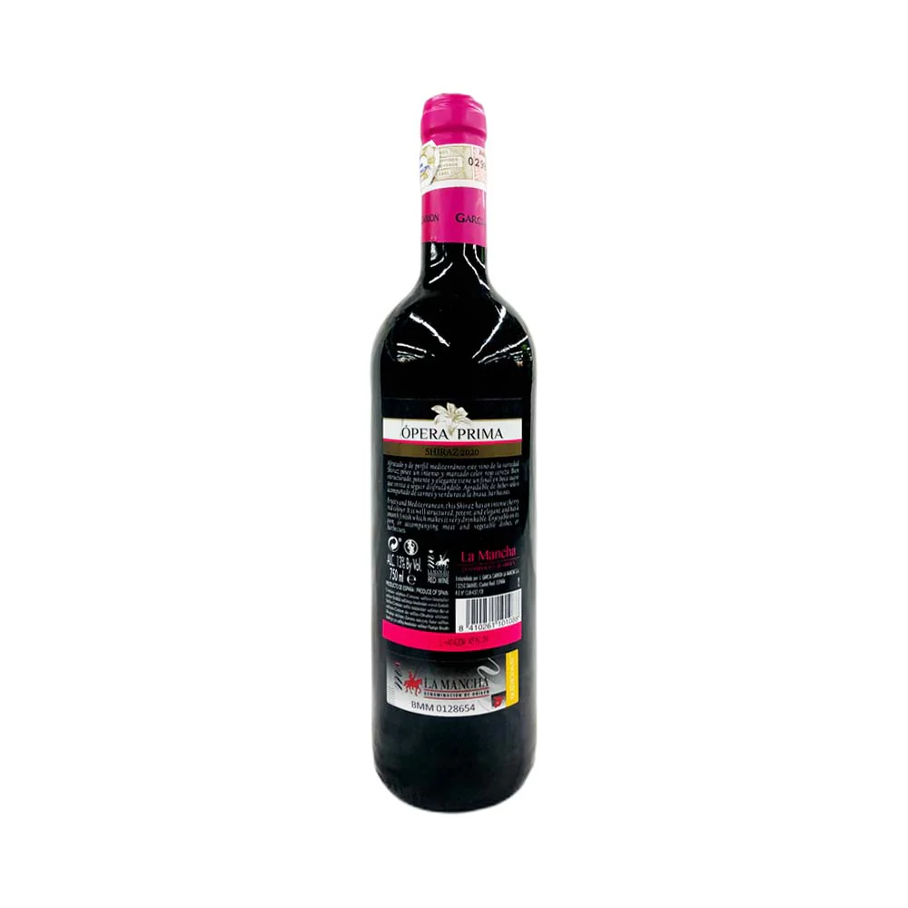 Opera Prima Shiraz Red Wine 750ml - Image 3