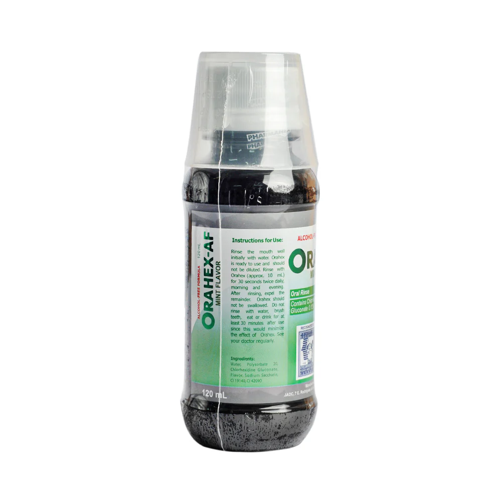 Orahex AF Oral Rinse Mint Flavor 120ml - Image 2