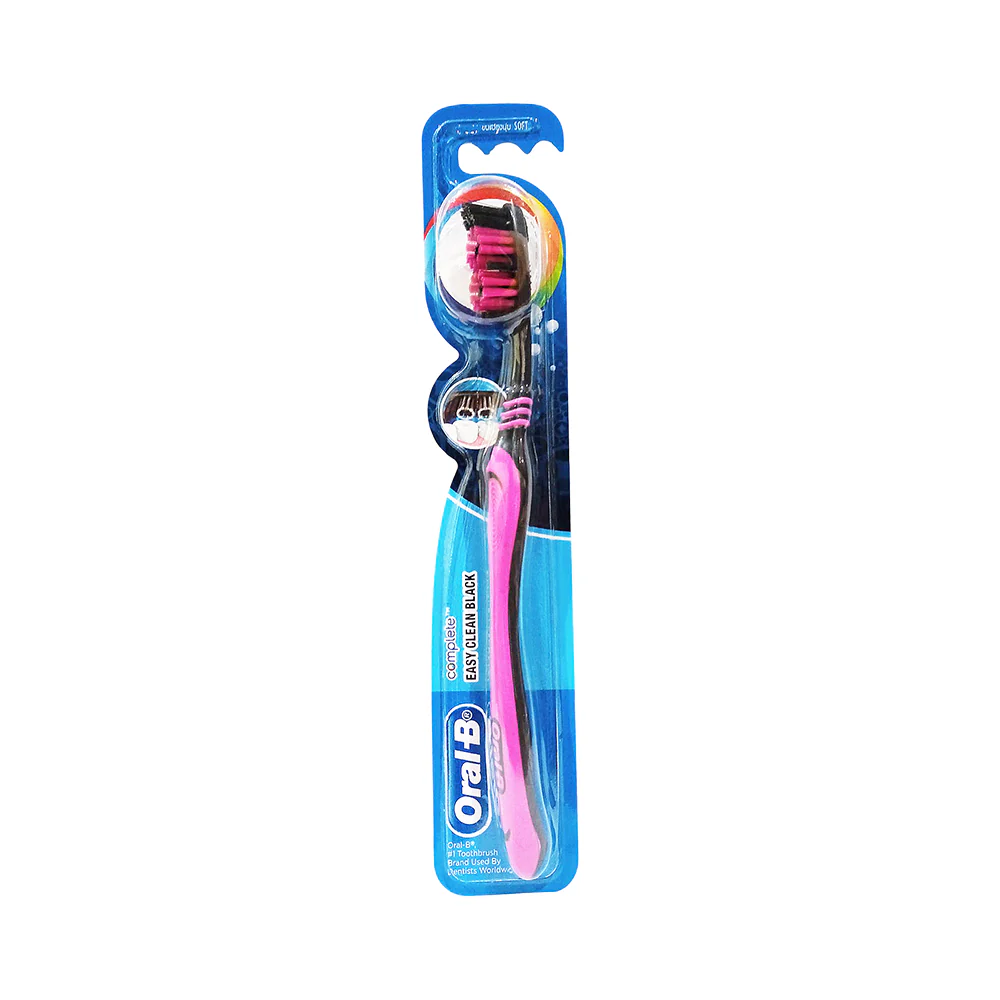 Oral-B Toothbrush All Rounder Complete Easy Clean Black Soft 1's