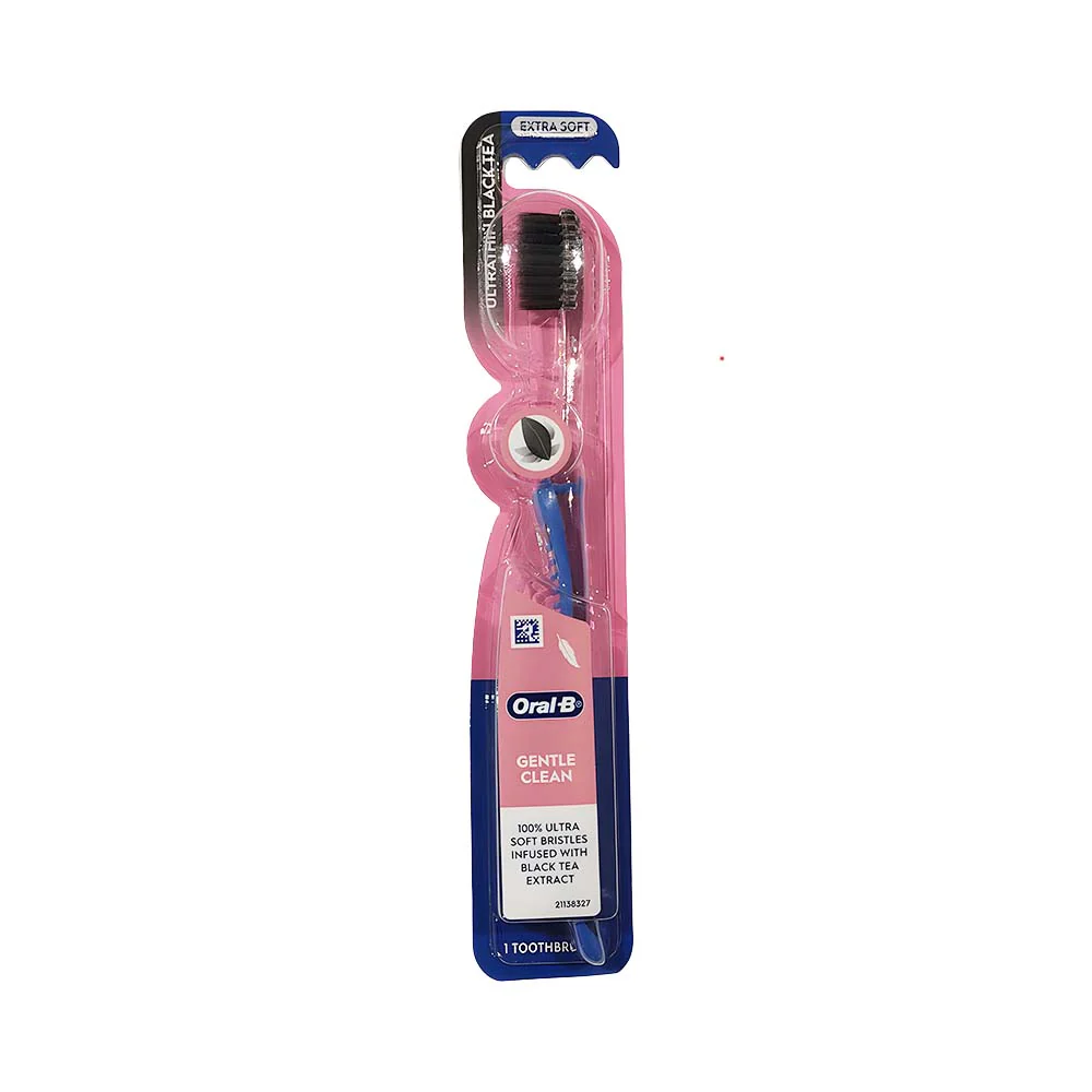 Oral-B Toothbrush Ultra ThinBlack Tea Extra Soft 1's
