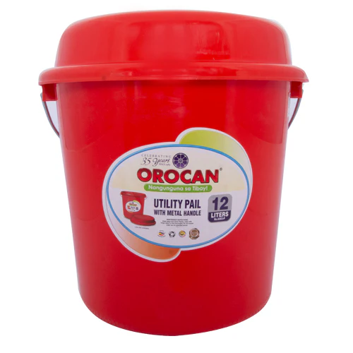 Orocan Quality Pail With Cover 12L - Image 2