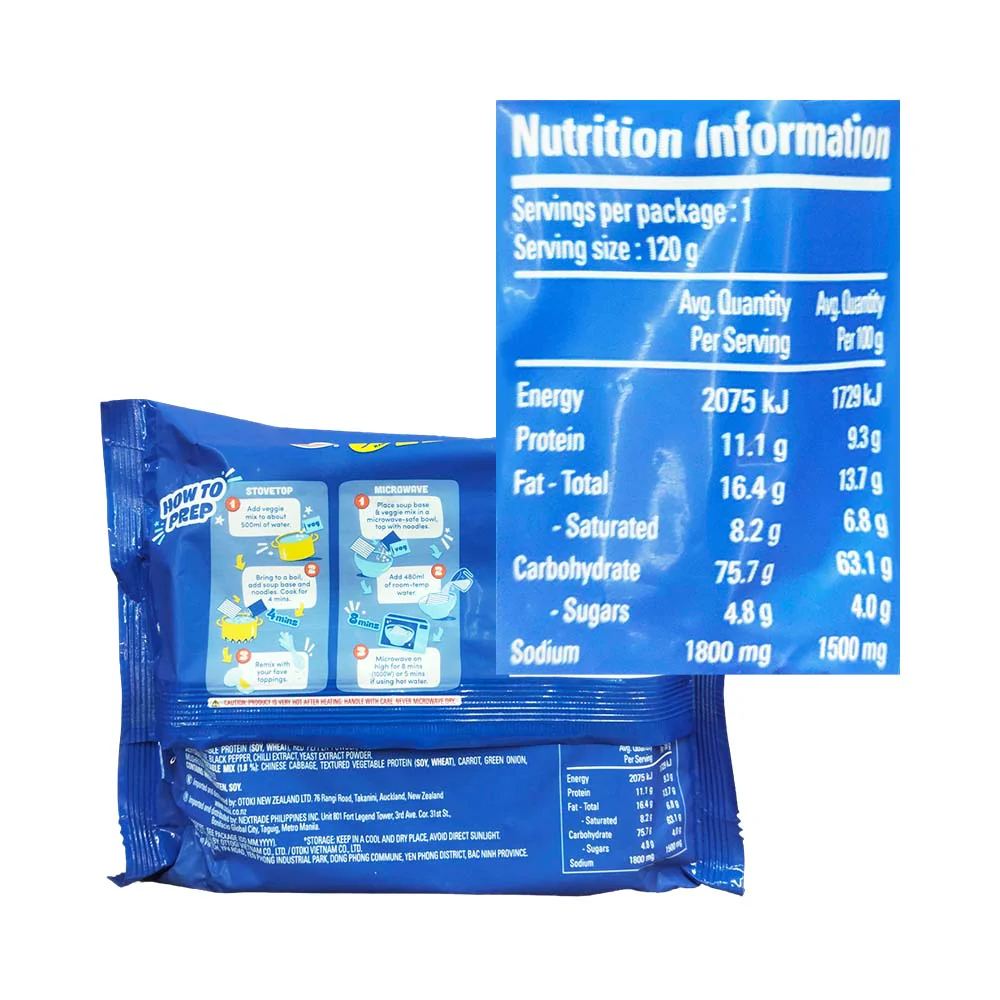 Ottogi Instant Noodles Jin Ramen Mild 120g - Image 2