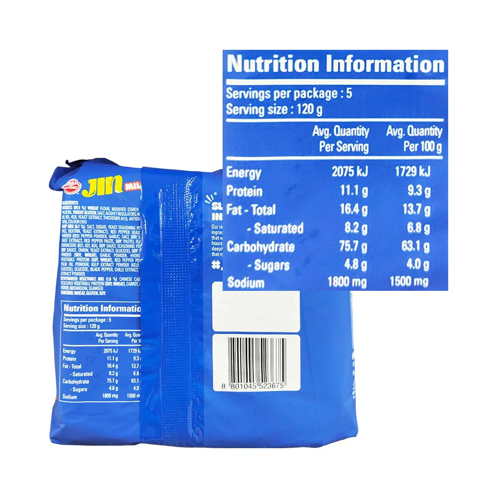 Ottogi Instant Noodles Jin Ramen Mild 120g x 5's - Image 2