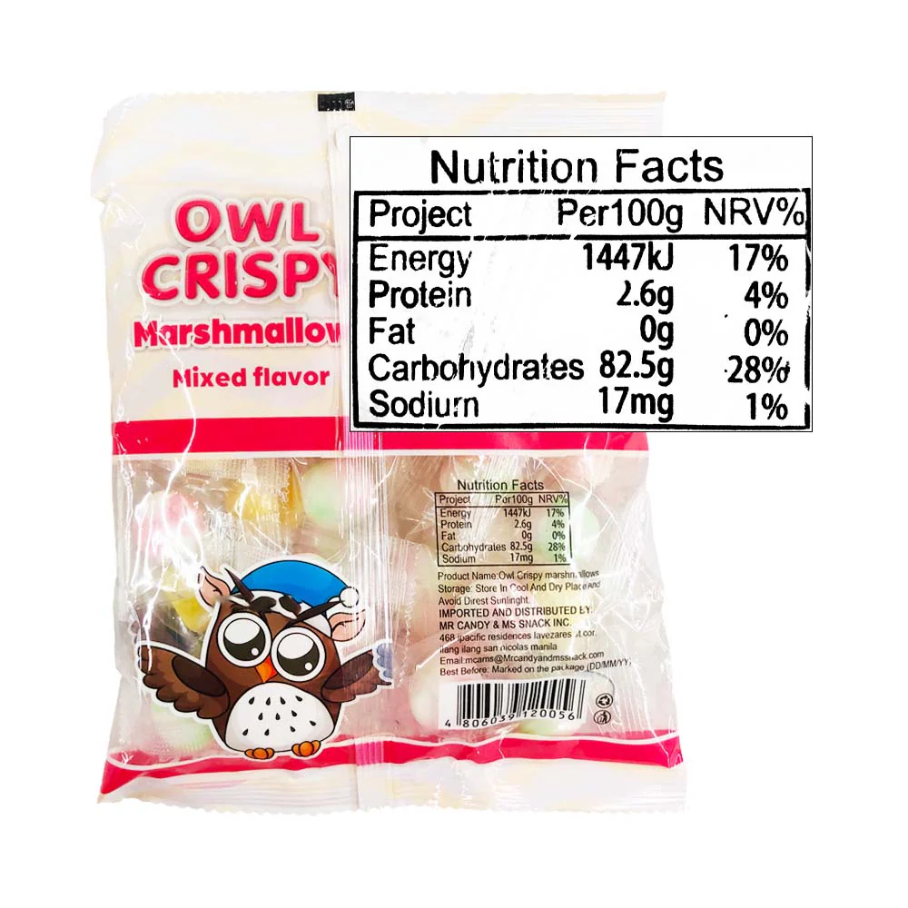 Owl Crispy Marshmallows Mixed Flavor 30’s - Image 2