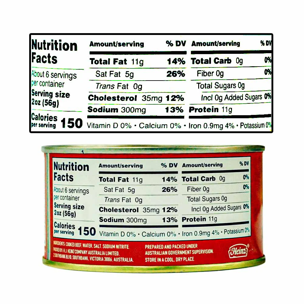 Ox & Palm Chunky Corned Beef 326g - Image 2