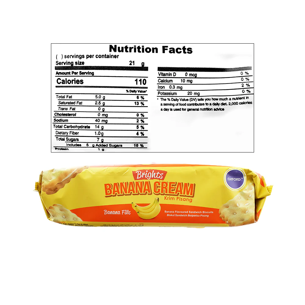 Oxford Brights Cream Sandwich 125g - Image 2