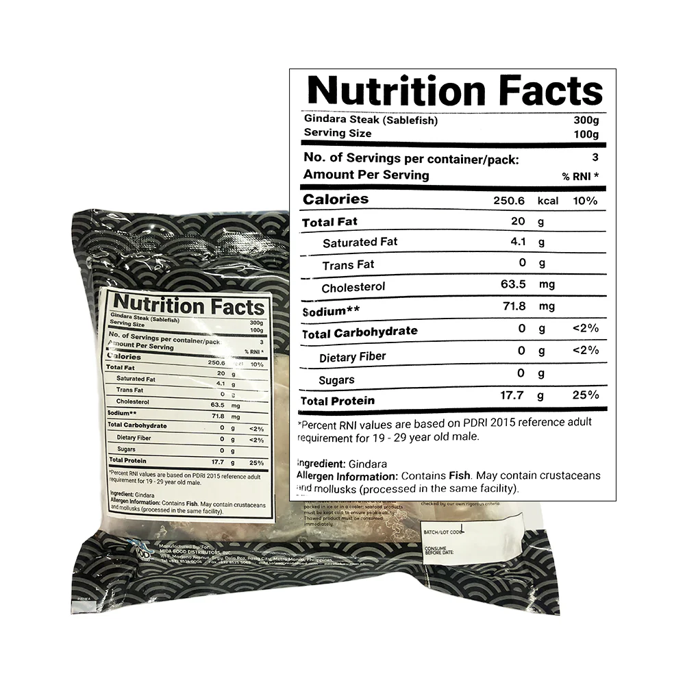 Pacific Bay Frozen Fresh Gindara Steak 300g - Image 2