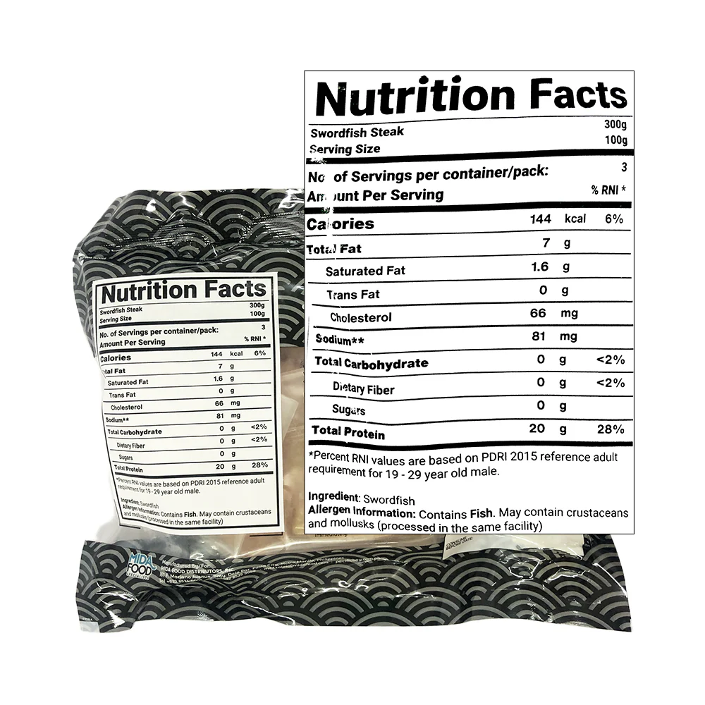 Pacific Bay Frozen Fresh Swordfish Steak 300g - Image 2