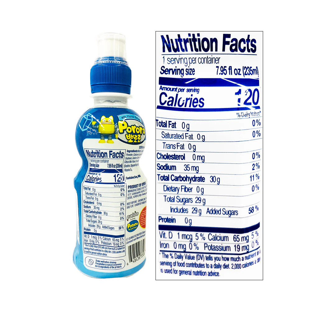 Paldo Pororo Drink 235ml - Image 8