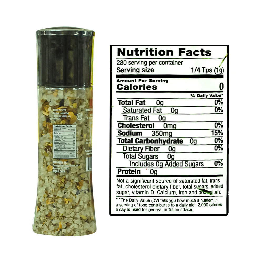 Palermo Seafood Seasoning With Grinder 280g - Image 2