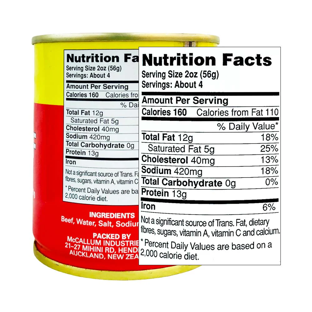 Palm Corned Beef With Juices 210g - Image 2