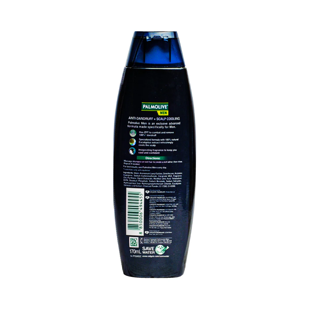 Palmolive Men Anti-Dandruff + Scalp Cooling Shampoo 170ml - Image 2
