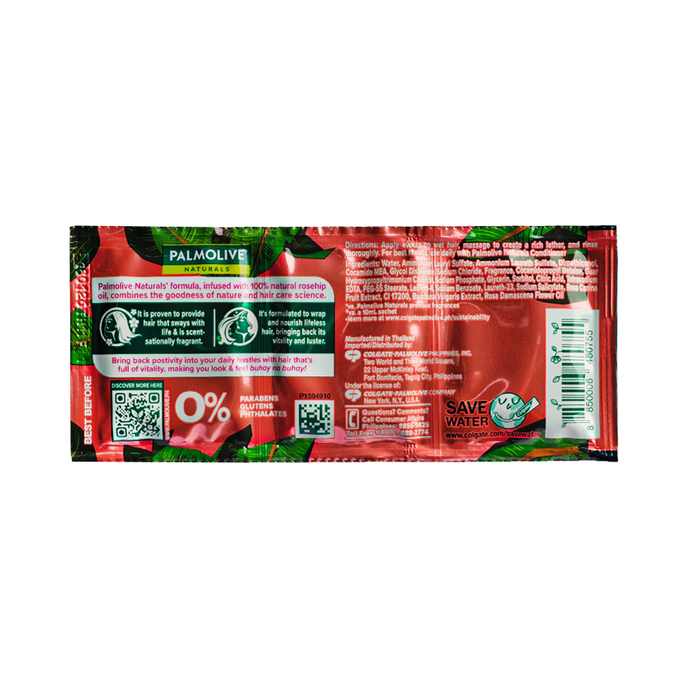 Palmolive Naturals Shampoo And Conditioner Aroma Vitality 15ml x 12's - Image 2
