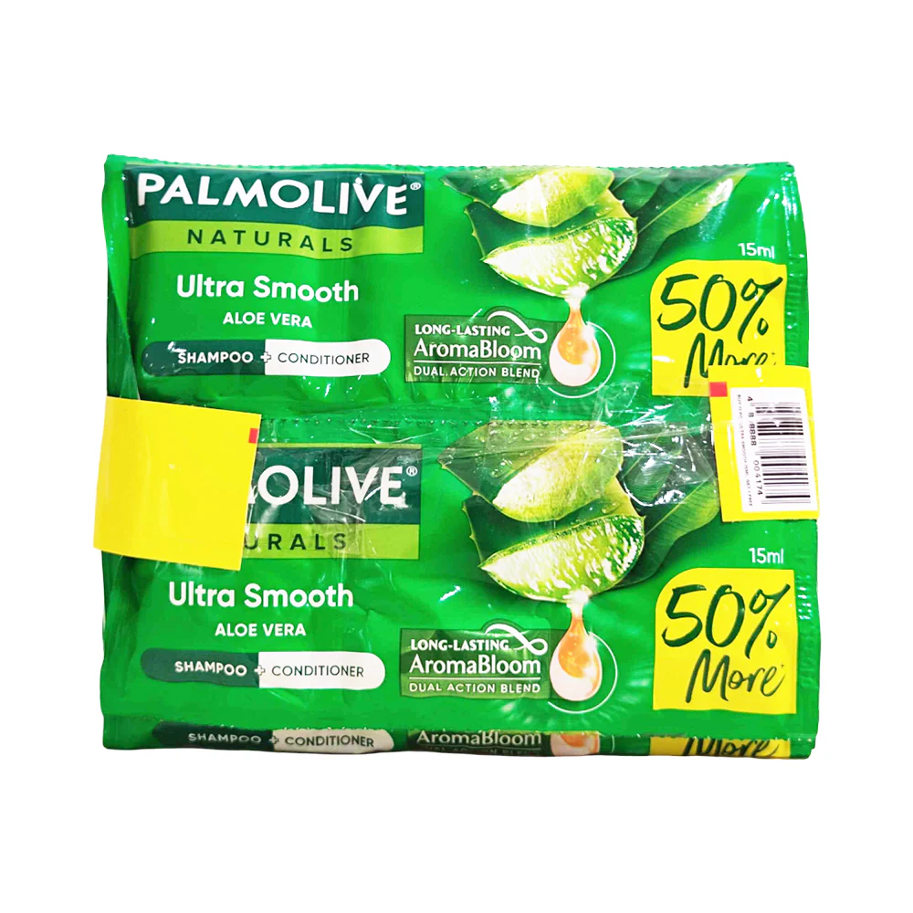 Palmolive Naturals Shampoo And Conditioner Healthy And Smooth 15ml x 11's + 1 - Image 2
