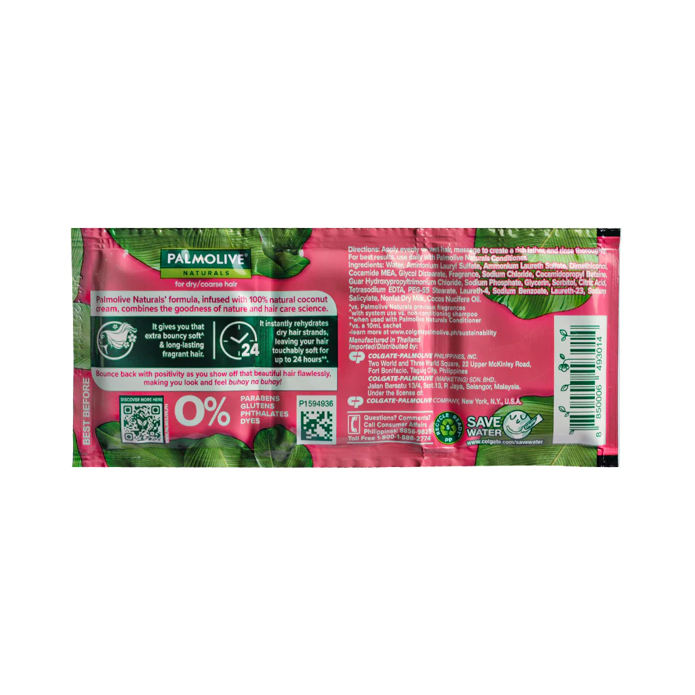 Palmolive Naturals Shampoo Intensive Moisture 50% More 15ml x 12's - Image 2