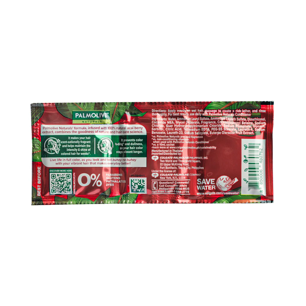 Palmolive Shampoo And Conditioner 50% More Vibrant Color 15ml X 12's - Image 2