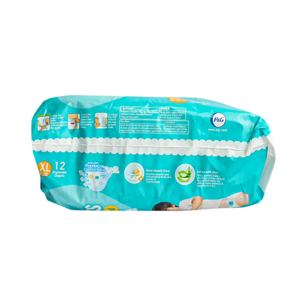 Pampers Diaper Baby-Dry Extra Large 12's - Image 2