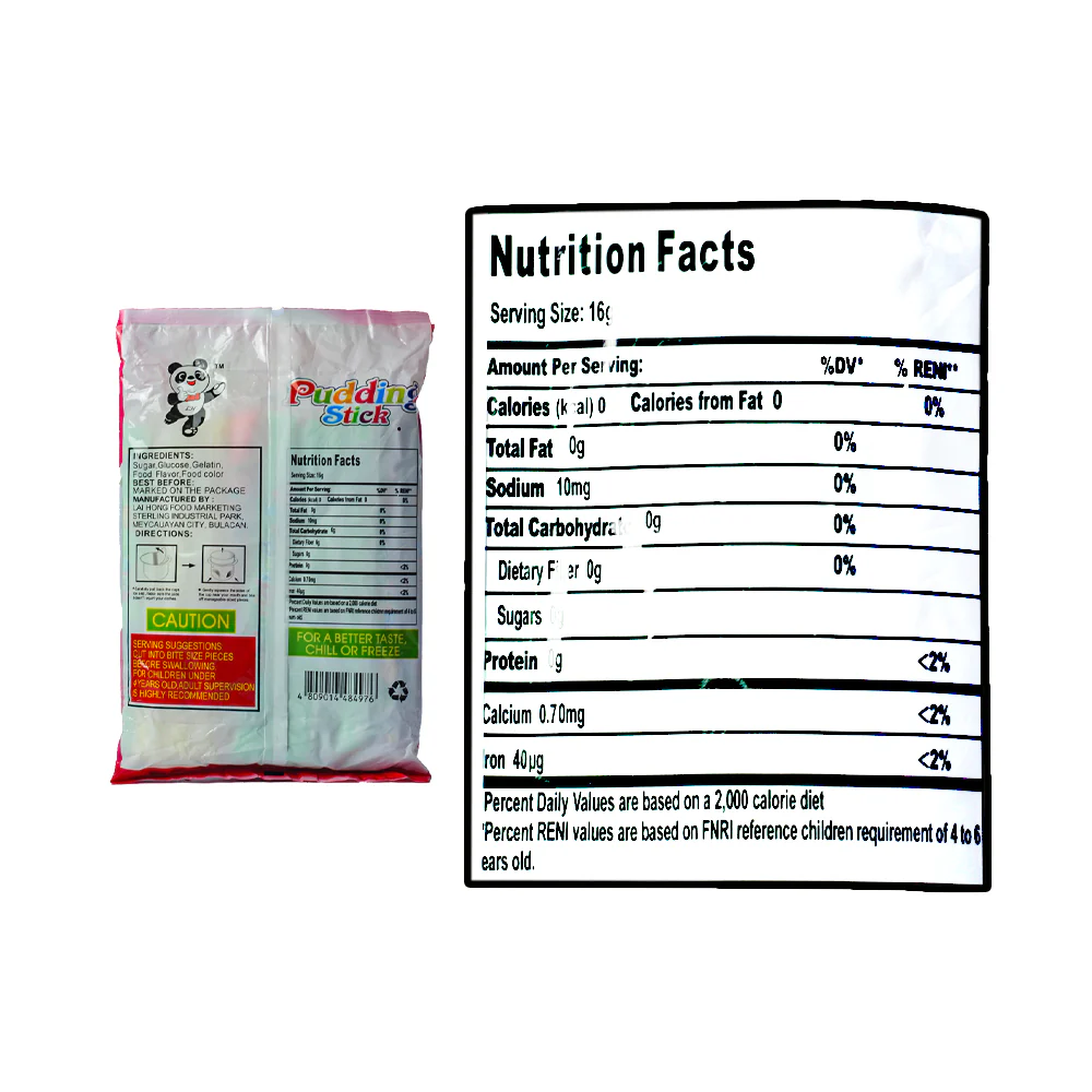 Panda Pudding Stick Assorted Fruit 24's - Image 3