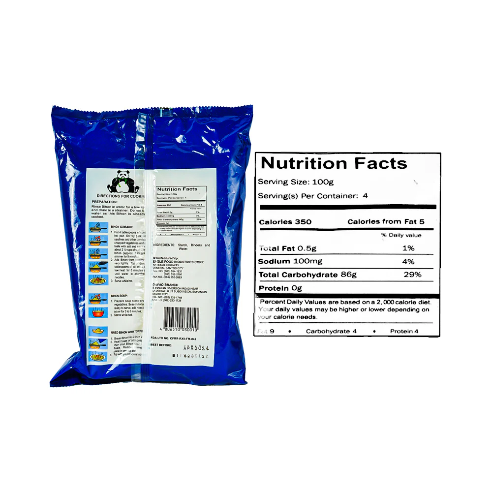 Panda Vermicelli Bihon Blue 400g - Image 3