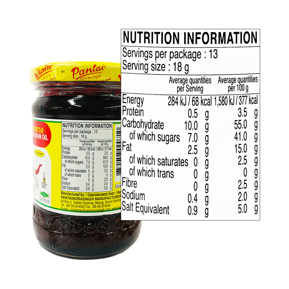 Pantai Chili Paste With Soy Bean Oil 227g - Image 2