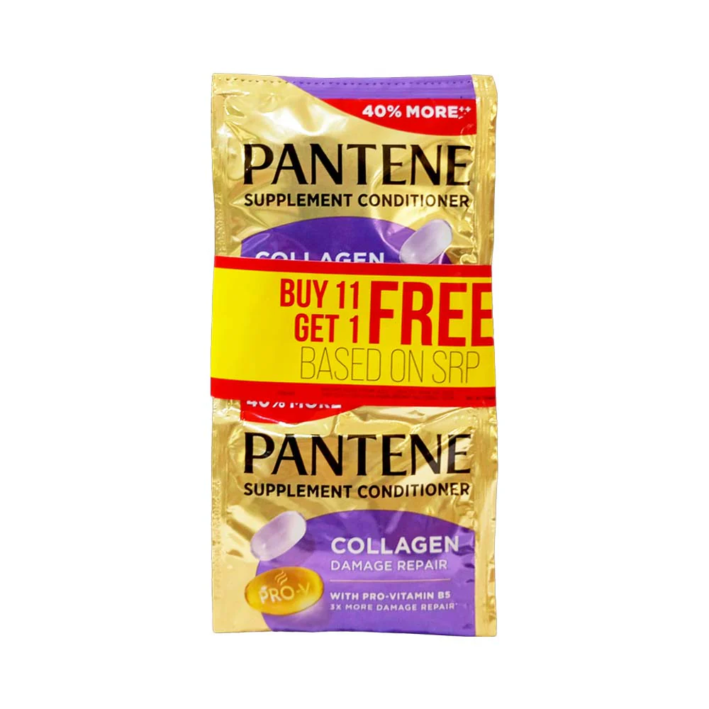 Pantene 3 Minute Miracle Conditioner Total Damage Care 13ml x 11's + 1