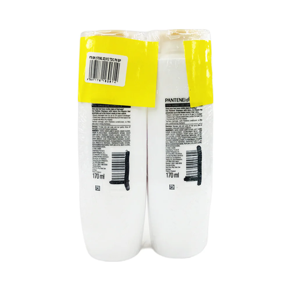 Pantene Shampoo Total Damage Care 170ml x 2's - Image 2