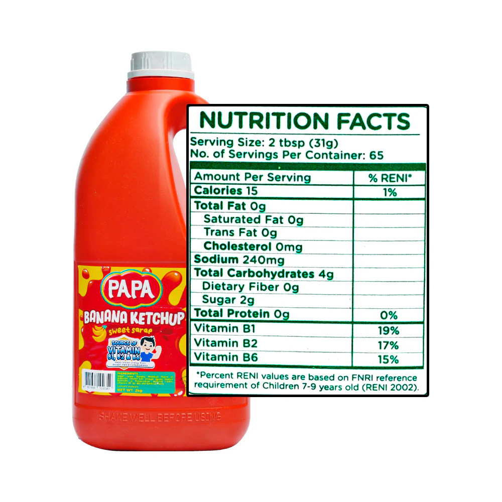 Papa Banana Ketchup 2kg - Image 2