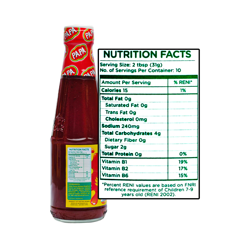 Papa Banana Ketchup 320g - Image 2