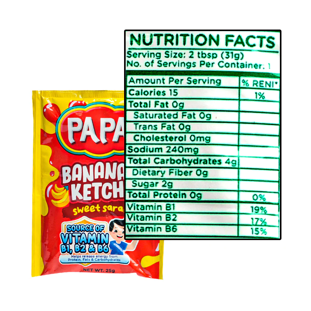 Papa Banana Ketchup Baon Pack 25g - Image 2