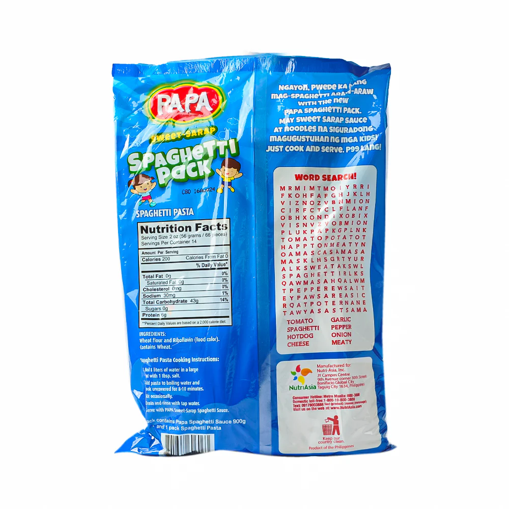 Papa Spaghetti Sauce 900g + Pasta 800g - Image 2