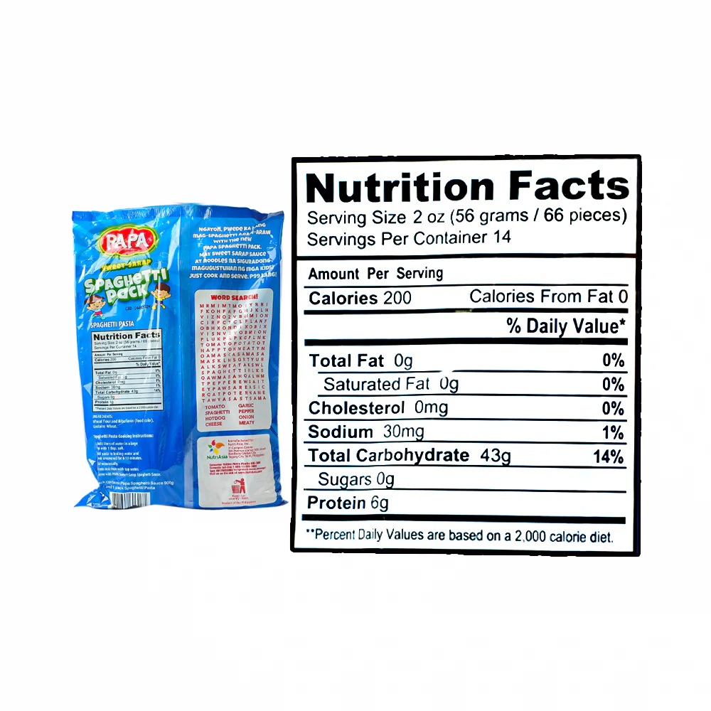 Papa Spaghetti Sauce 900g + Pasta 800g - Image 3