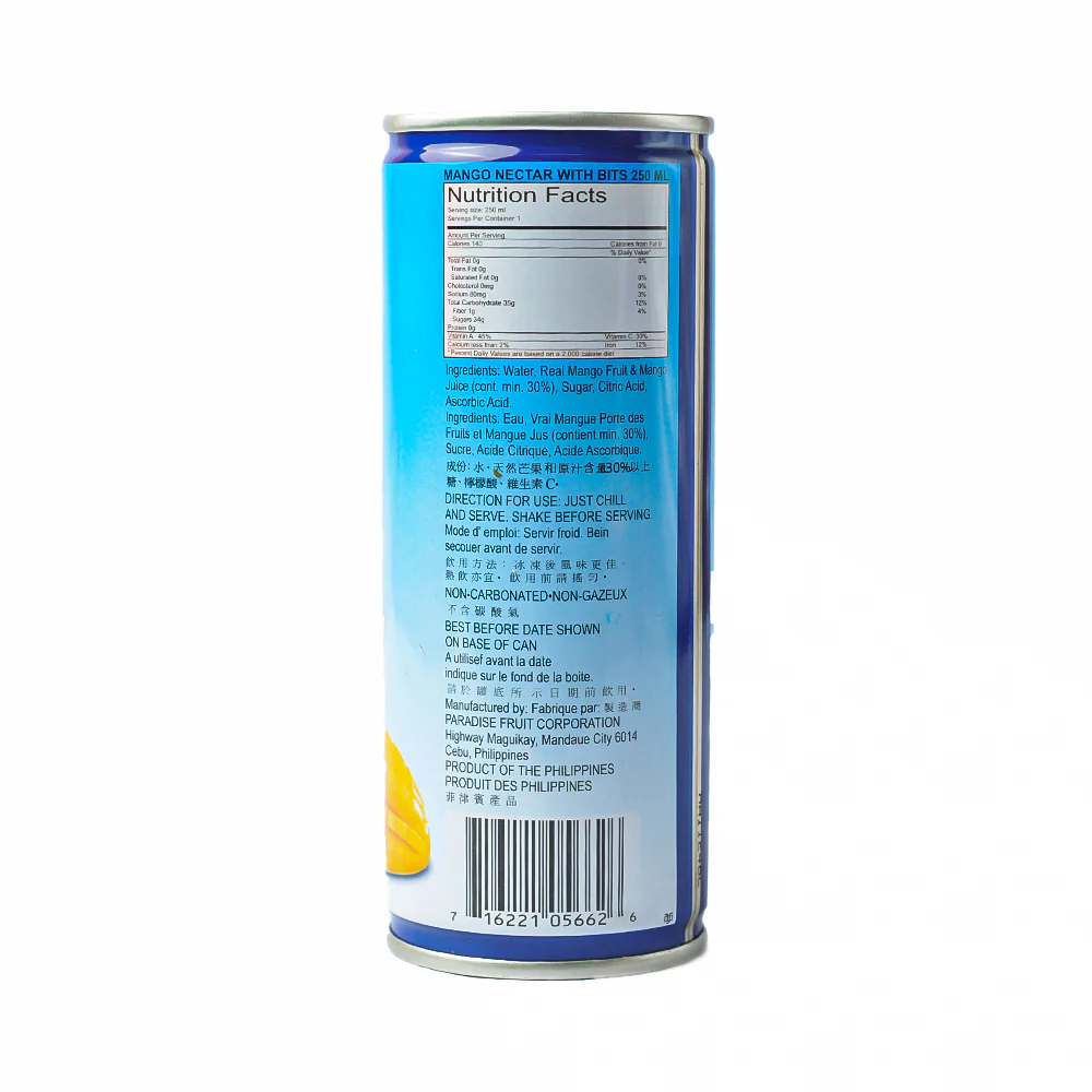 Paradise Mango Bits Can 250ml - Image 2