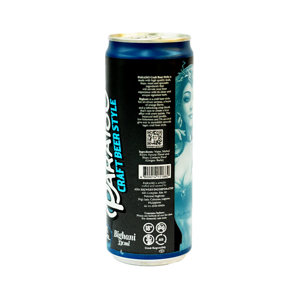 Paraiso Craft Beer Style Bighani In Can 330ml - Image 2