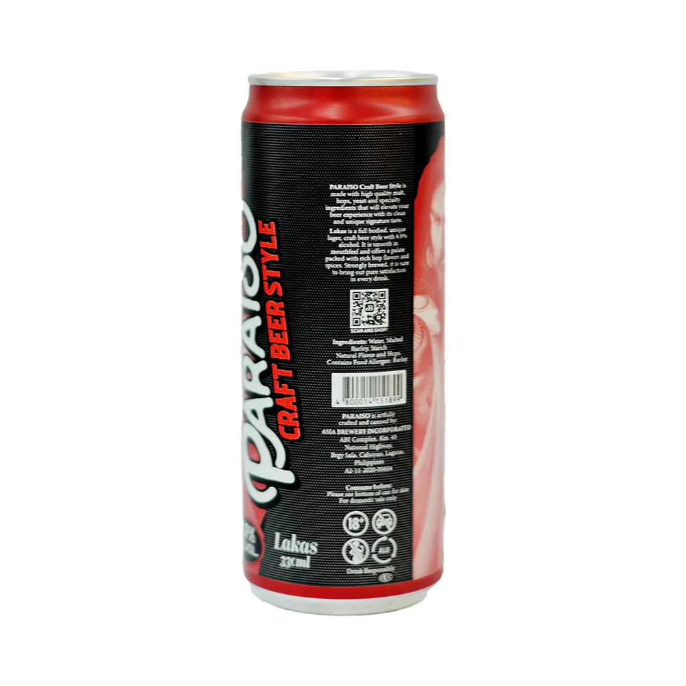 Paraiso Craft Beer Style Lakas In Can 330ml - Image 3