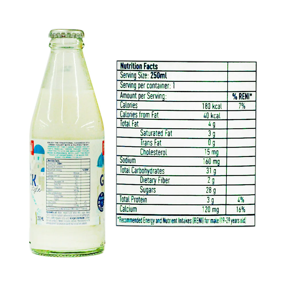 Pascual Greek Style Yogurt Milk 250ml - Image 6