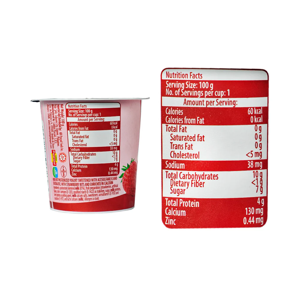 Pascual Pasteurized Yogurt Nonfat With Strawberry Bits 100g - Image 3