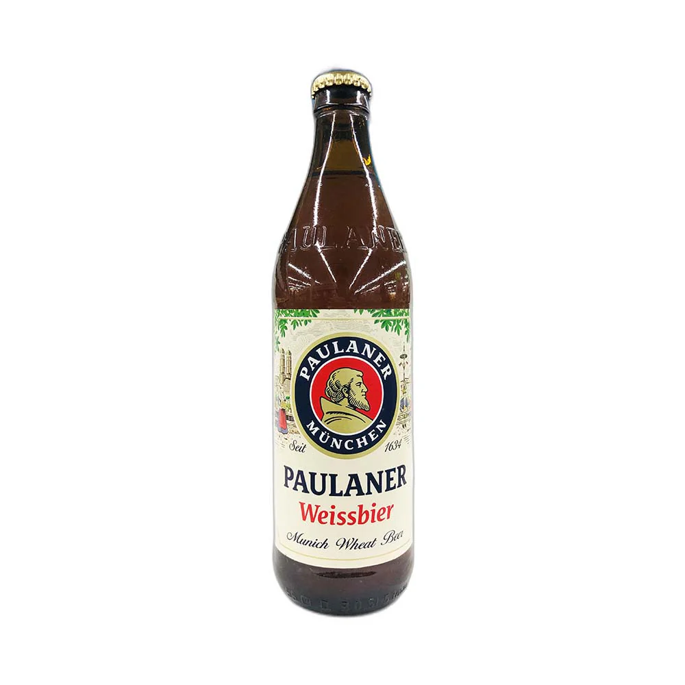 Paulaner Beer Hefe Weibbier Naturtrub Bottle 500ml - Image 2