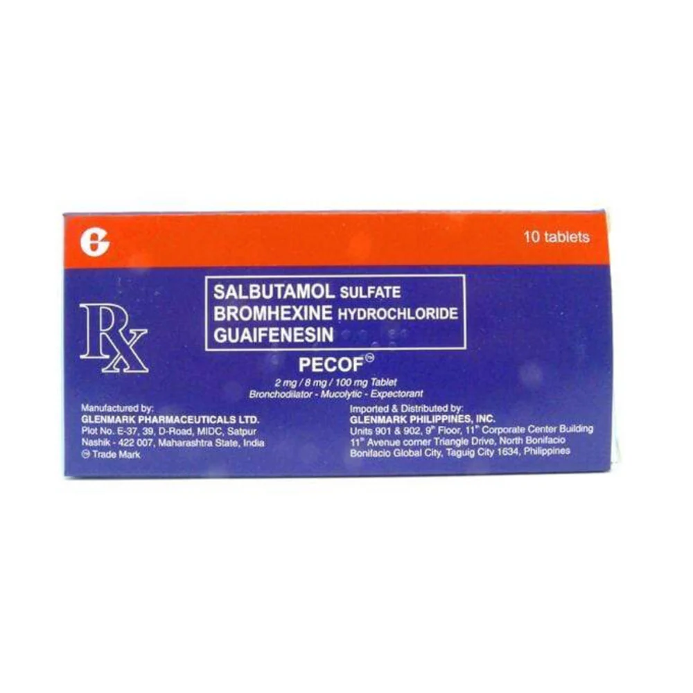 Pecof Sabutamol 2mg/8mg/100mg Tablet - Image 2
