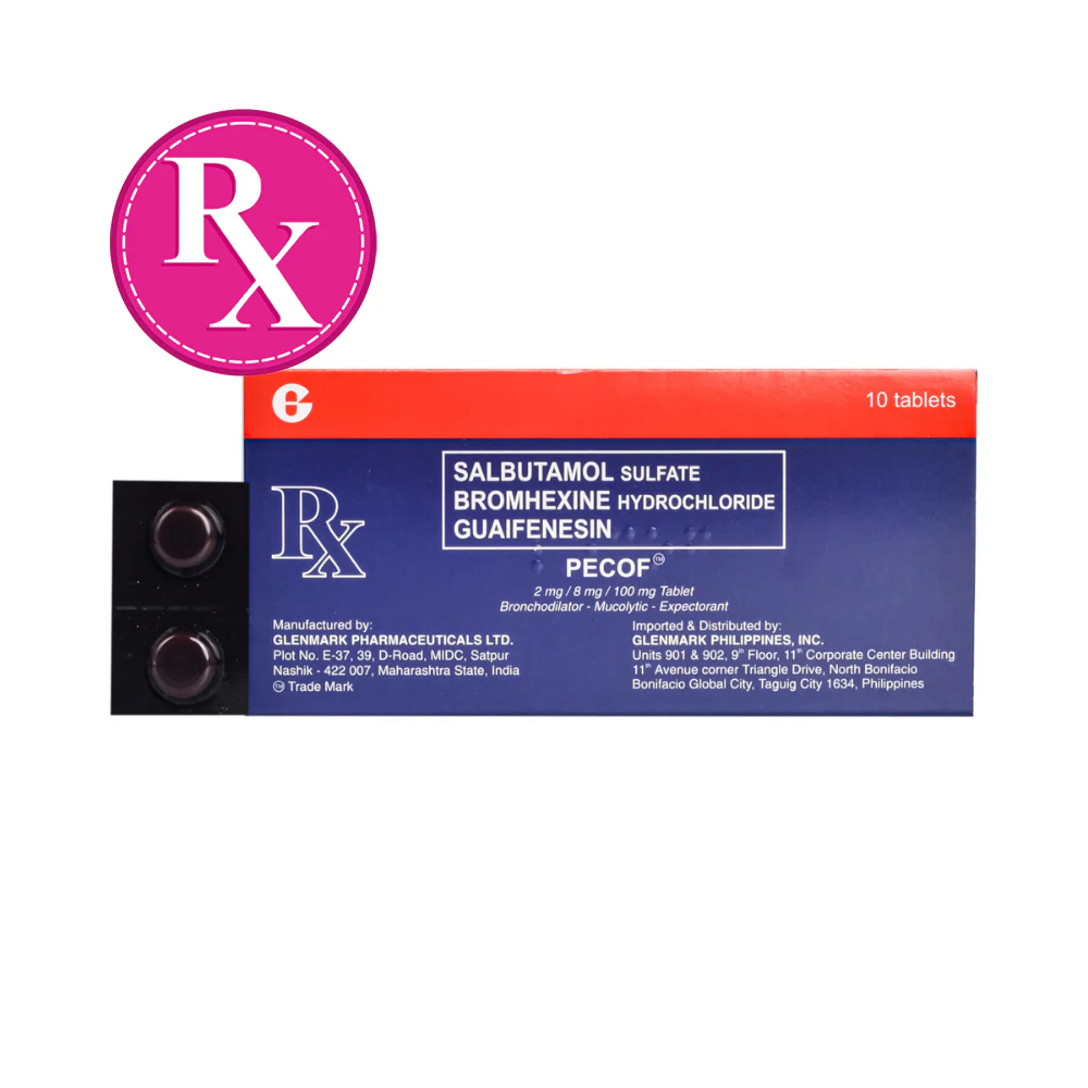 Pecof Sabutamol 2mg/8mg/100mg Tablet - Image 3