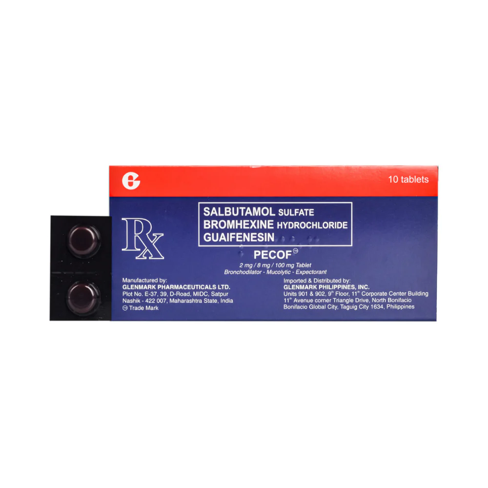 Pecof Sabutamol 2mg/8mg/100mg Tablet - Image 4